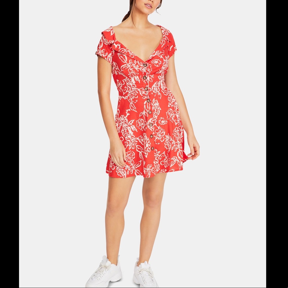Free People A Thing Called Love Mini Dress - Picture 1 of 3